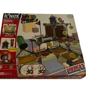 Knex Nintendo Super Mario 3D Land Prongo Building Set 208 PC *New In Box